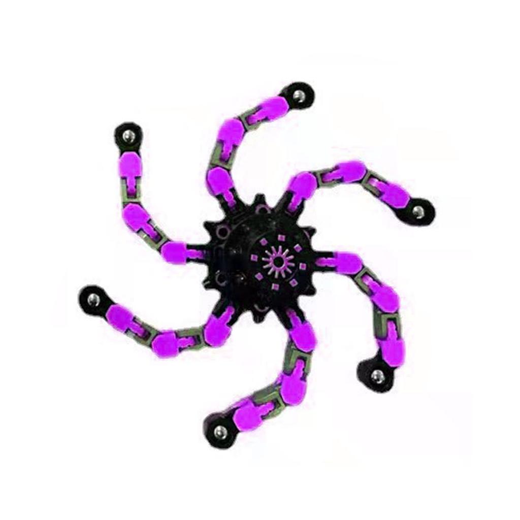 Deformable Robot Decompression Fingertip Toy DIY Deformable Robot Funny Sensory Fidget Toys for Kids Adults Anxiety Stress Relief Toy