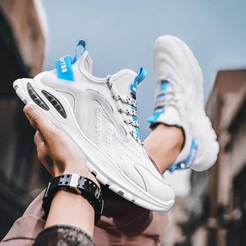 Men's Sports Shoes Spring New Men Fashion Casual Sneakers Men Fashions Mesh Breathable Men Sneakers Leisure Runing Shoes