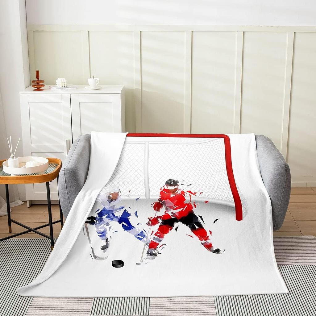 Deer Silhouette Throw Blanket Antlers Arrow Pattern Fleece Blanket Stripes Grid Camouflage Bed Blanket for Kids Teens Room Decor