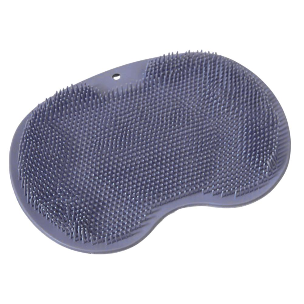 

Daily Bathing Back Scrubber Gentle Exfoliating Bath Brush Back Pad Cleaning Reach Comfortable Use Easy To Clean сірий колір