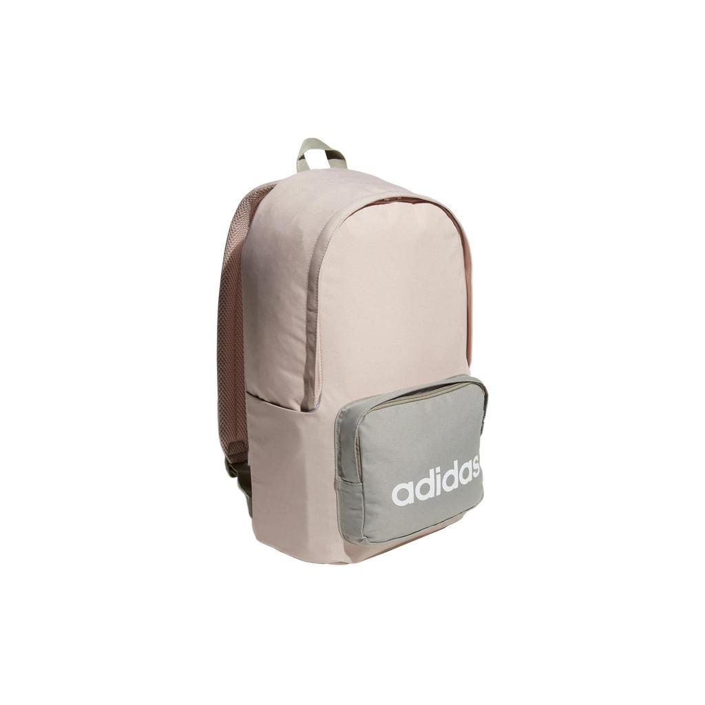 adidas Neo Basketball Style Simple Logo Polyester Backpack Unisex Backpack Miracle-Gray Brown IL1916