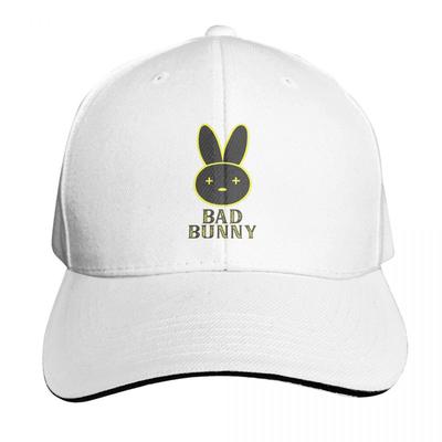 Bad Bunny Rapero Reggaetón Artista Gorra Moda Casual Gorras de Béisbol Sombrero Ajustable Hip Hop Verano Unisex Gorras de Béisbol
