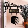 Lightweight Bookend Hanging Plaque Creative Book Partition Board Shelf Organizer  Study Desk