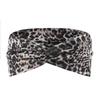 Retro Kariertes Florales Strick-Schweißabsorbierendes Yoga-Stirnband - Breites Outdoor-Haaraccessoire