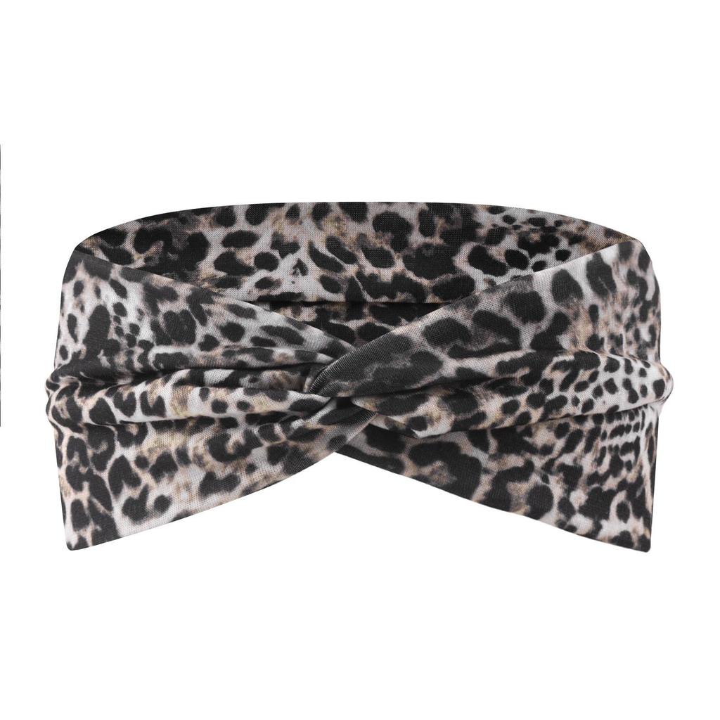 Retro Kariertes Florales Strick-Schweißabsorbierendes Yoga-Stirnband - Breites Outdoor-Haaraccessoire