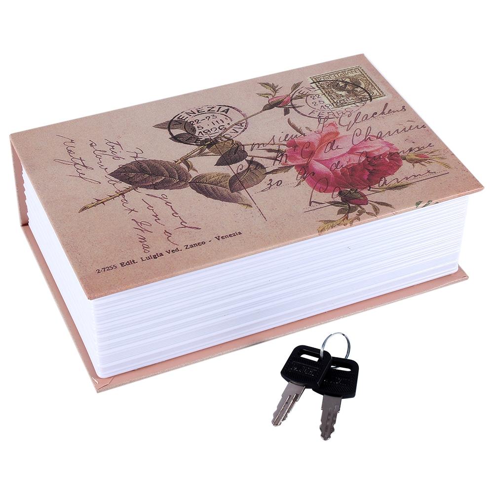 Dictionary Book Secret Safe Security Box Money Cash Jewelry Lock Box (LOVE Type)