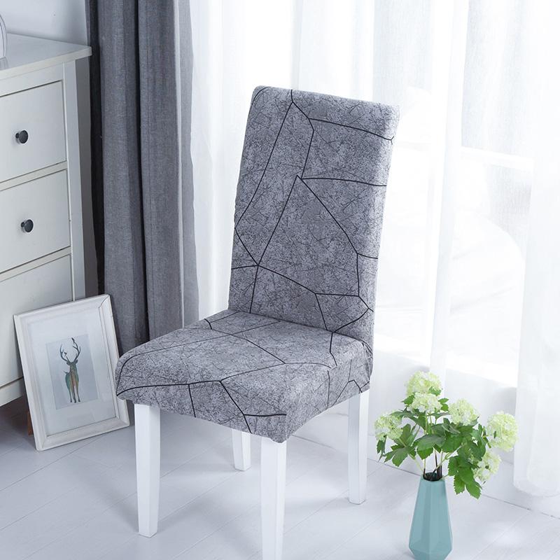 Stretchy Patterned Dining Room Chair Covers Set Of 1, Washable Dining Chair Covers, Great Decor For Home El Party Banquet