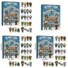 Detroit Lions 95th Anniversary Christmas Advent Calendar Gift Set With Acrylic Figures For Holiday Celebration