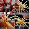 Fishing Tackle 1/5Pcs Sea Urchin Bait Sinker, 3/32 oz, 1/8 3/16 oz Metal Lure Sinker Weight, Heavy Duty with Anti-Slip Locking Hook, Gear