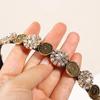 Rhinestone Women Headdress Hair Accessories Retro Korean Headwear Headband Hair Band Hair Hoop