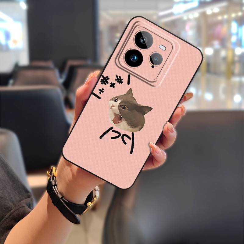 Cartoon Silicone Phone Case For Realme GT7 Pro TPU Shockproof Couple Phone Pouch Anti-dust Full Wrap Soft Case Graffiti