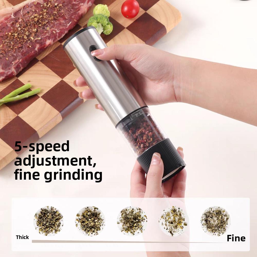 Ceramic Core Automatic  Spices Grinder Adjustable Coarseness Spice Mill  Kitchen Tool