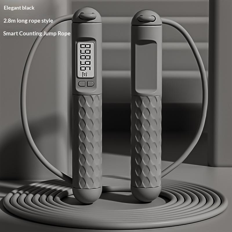 Electronic Counting Jump Rope Accurate Counting Anti-slip Grip for Men Women Home Gym Workout Sports