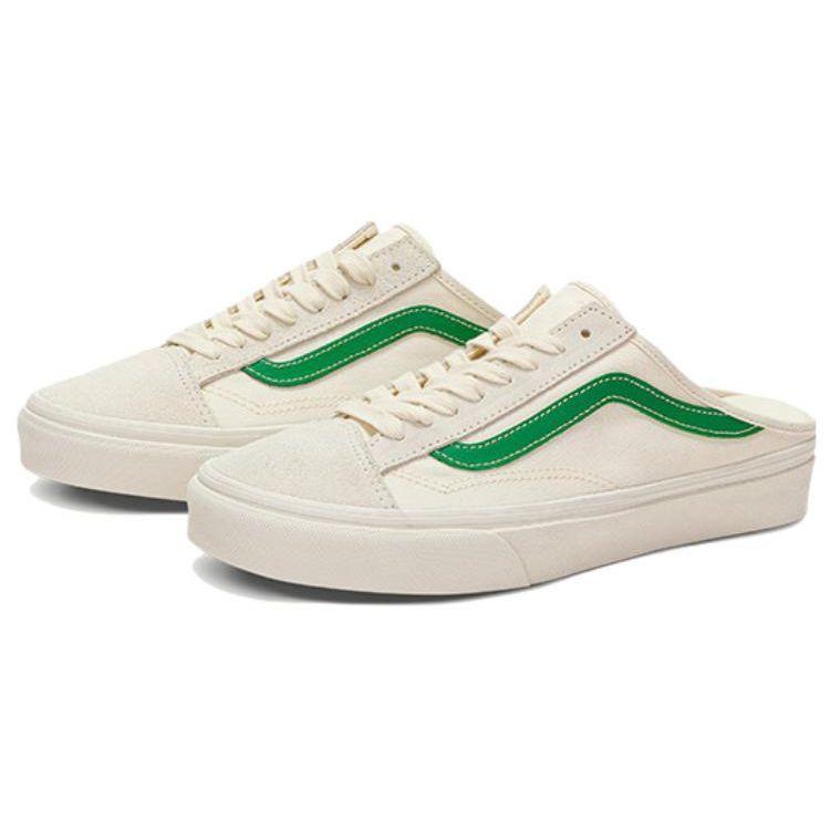 Vans Style 36 Mule Casual Low Top Skate Shoes Unisex sneaker White Green VN0A7Q5YRFX