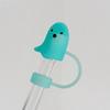 Silicone Ghost Dust Cap for Stanley Halloween Theme Dust-Proof Straw Protector Reusable Straw Cover Water Cup Tumbler Accessory