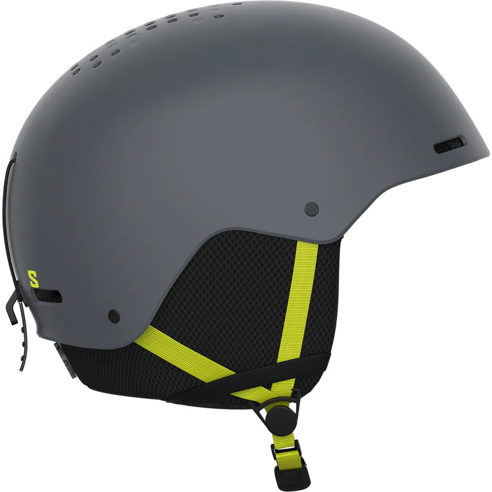 SALOMON BRIGADE Asian Fit Ebony Ski/Snowboard Helmet, 2023-24 Model, Men's, L47330700, Small,