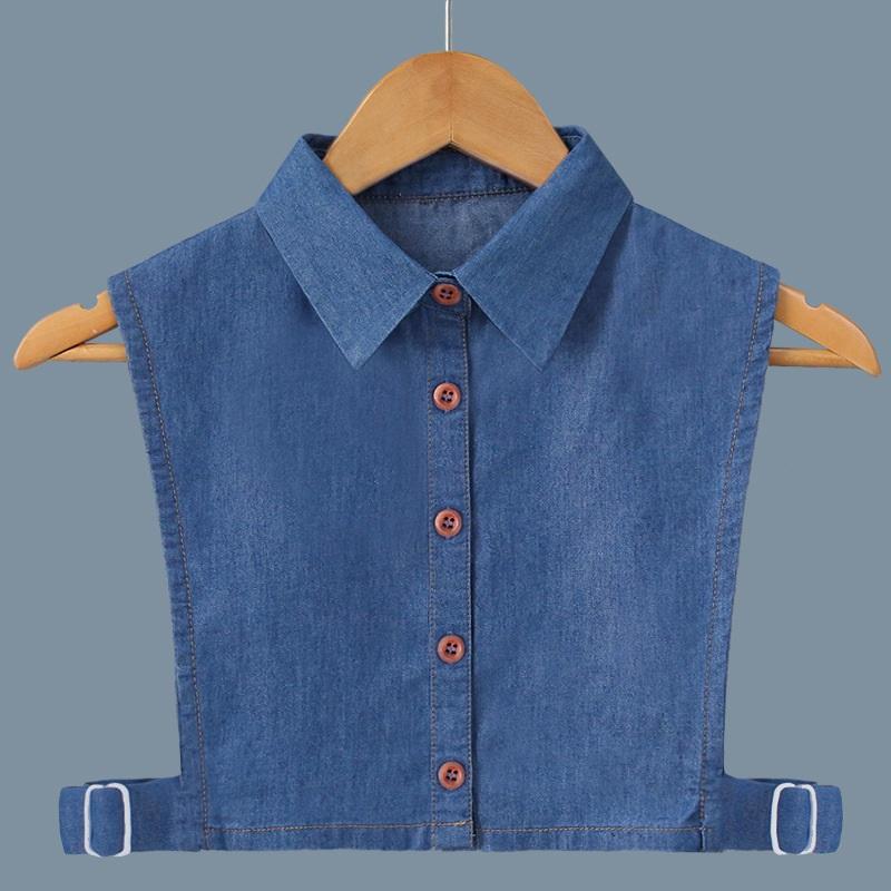 

Женская стойка-воротник белая, накладной воротник, женские съемные воротники, клетчатая съемная полурубашка, съемная блузка, красный искусственный воротник