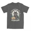 Men T-Shirt The Return Of Vampurr Halloween Cat T Shirts Gothic Full Moon Summer Tees Street Style Cotton Tops Plus Size