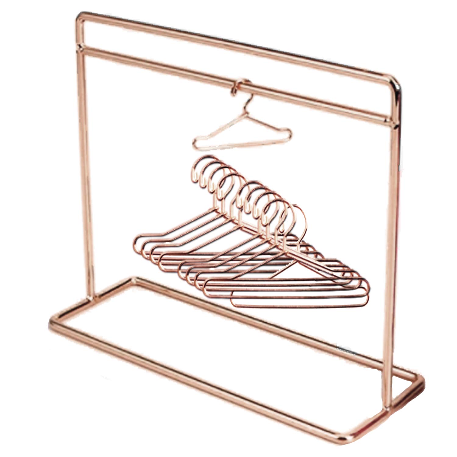 

Doll Clothes Set of 10 BJD Doll Doll Clothes Rack S.fields.inc Rack, Hangers, 1/6 Clothes, Dress-Up (Rose Gold)