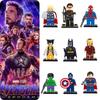 D818-898 Superhero Building Blocks High-quality Abs Plastic Diy Assembly Toy 9 Color Options 5cm Height