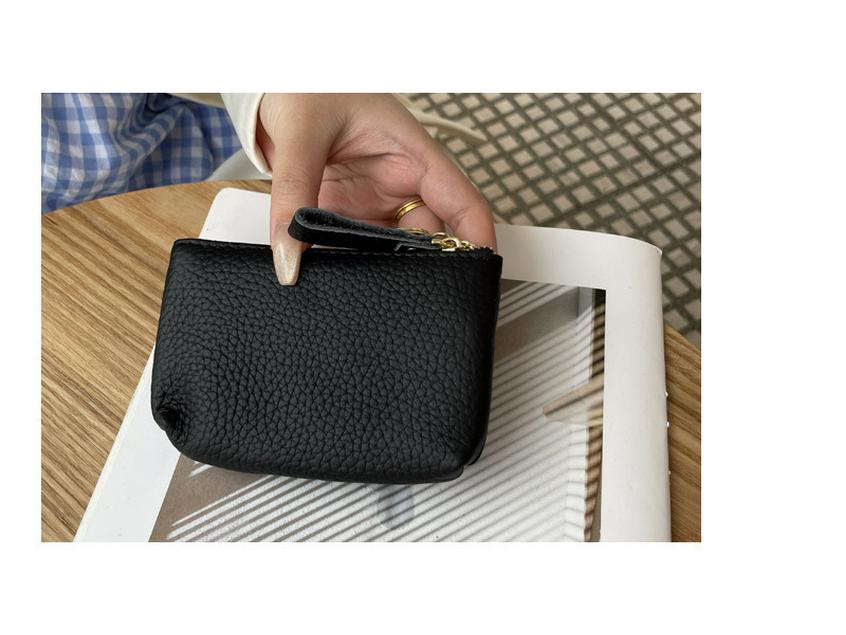 2025 Women's Genuine Leather Small Coin Purse & Lipstick Key Clutch