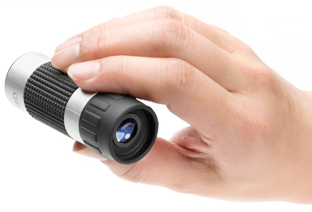 Kenko 7x18 7x 18mm Compact 35g Case and Strap CRM01 CERES-M Monocular, Magnification, Aperture, Design, Weight, Included, Silver,