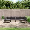 Vidaxl 6-Cz. Garden Lounge Set, With Cushions, Anthracite