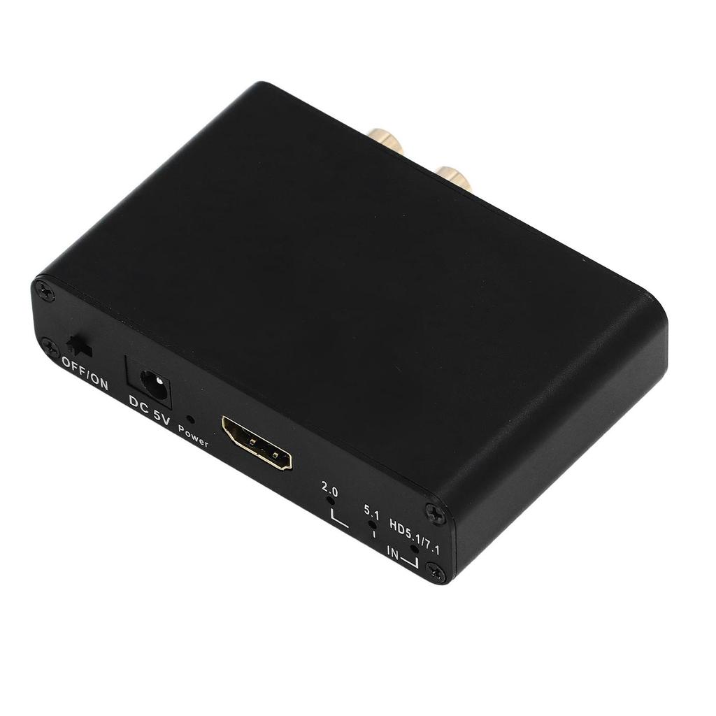 EARC Audio Converter ARC To RCA Analog Stereo High Definition Multimedia Interface Extractor