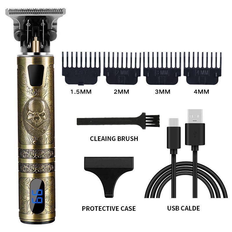 Lightweight Professional Hair Clippers Cordless Trimmer With Usb Fast Charging