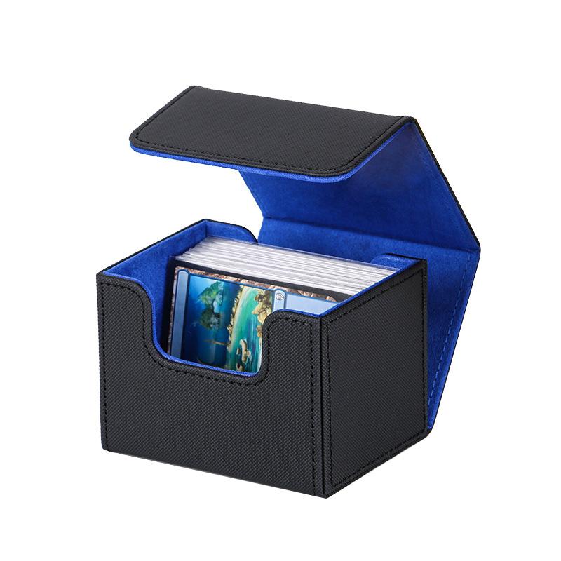 100+ Trading Card Deck Box Gathering Card Toy W/ Magnetic Closure Game Cards Storage Game Card Case Protector For Board Game