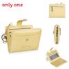 Womens Pu Leather Wallet With Integrated Card Holder And Keyring Stylish Coin Purse