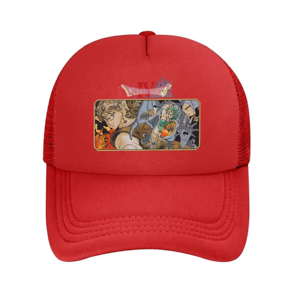 Anime Collage Manga - Inspired, Character Group Design Mesh Baseball Cap
