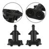 1Pair Black Headlight Washer Jet Sprayers LR015359 LR015358 Compatible for Land Rover Range Rover Sport 2010 2011 2012 2013
