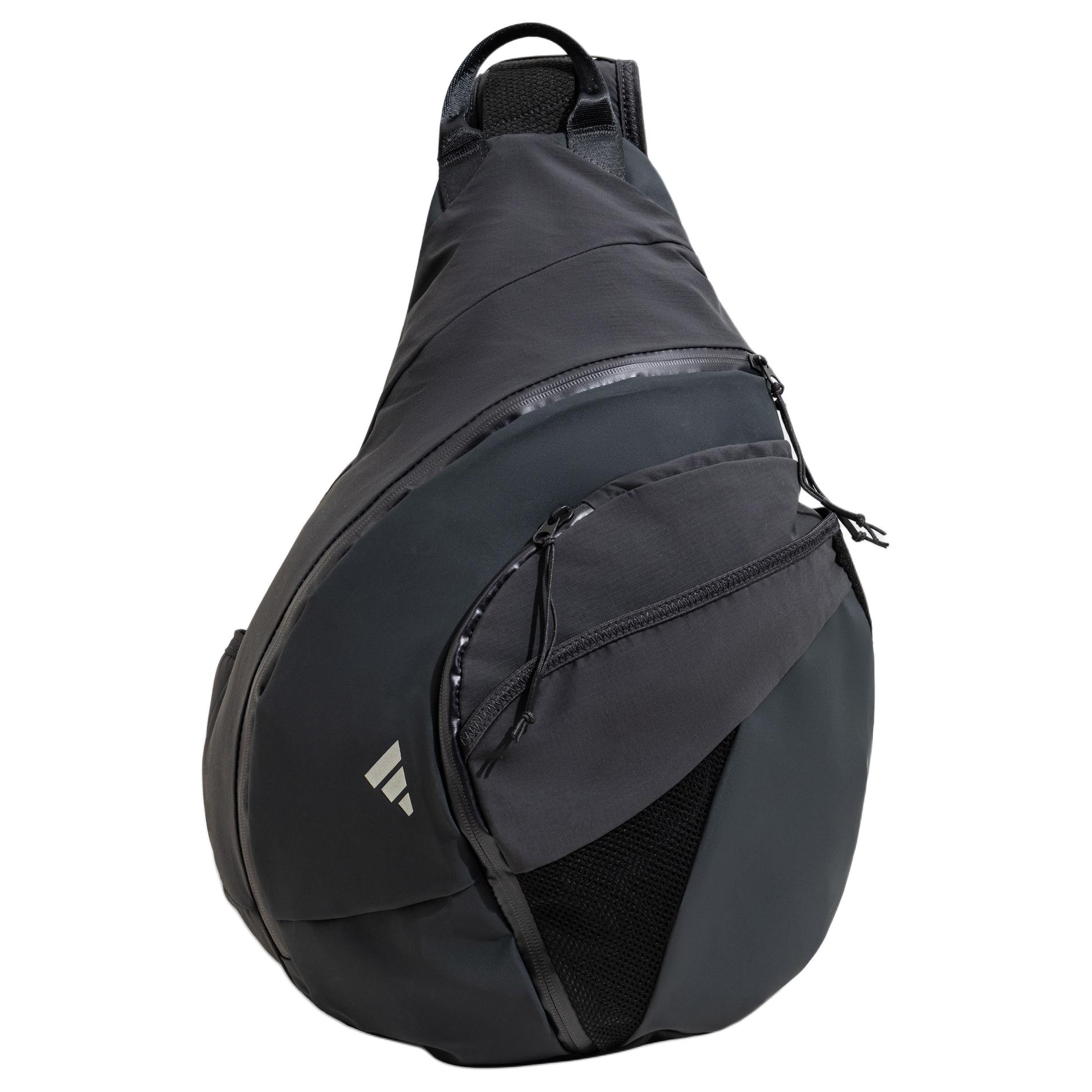 

Новая сумка-слинг Adidas из переработанного полиамида, обычная, мужская, черная JZ0581 36.1*14.0*43.9CM