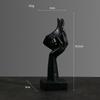 Gift Living Room Antiskid Base Figure Sculpture Desktop Ornaments Abstract Statue Resin Crafts