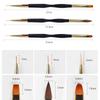 3pcs/Set Nail Art Line Painting Pen 3D Tips Acrylic UV Gel Brushes Drawing Colorful Line Grid Design Nail Manicure Tools