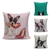 Versatile Boston Terrier French Bulldog Pillow Case Ideal For Any Home Decor