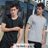 Men's Quick-Dry Hydrophobic Ice Silk Mesh T-Shirt – Breathable, Short-Sleeved, Large Size Casual Sportswear