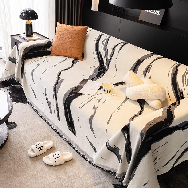 

Полотенце для дивана из синели, универсальный универсальный чехол для дивана Four Seasons, пылезащитный чехол, цельный чехол для дивана, тканевая подушка 180*130cm