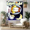 Garfield Comics Adventure Wall Decor Tapestry Art For Pet Memorial Birthdaywedding Party Backdrop Family Gift
