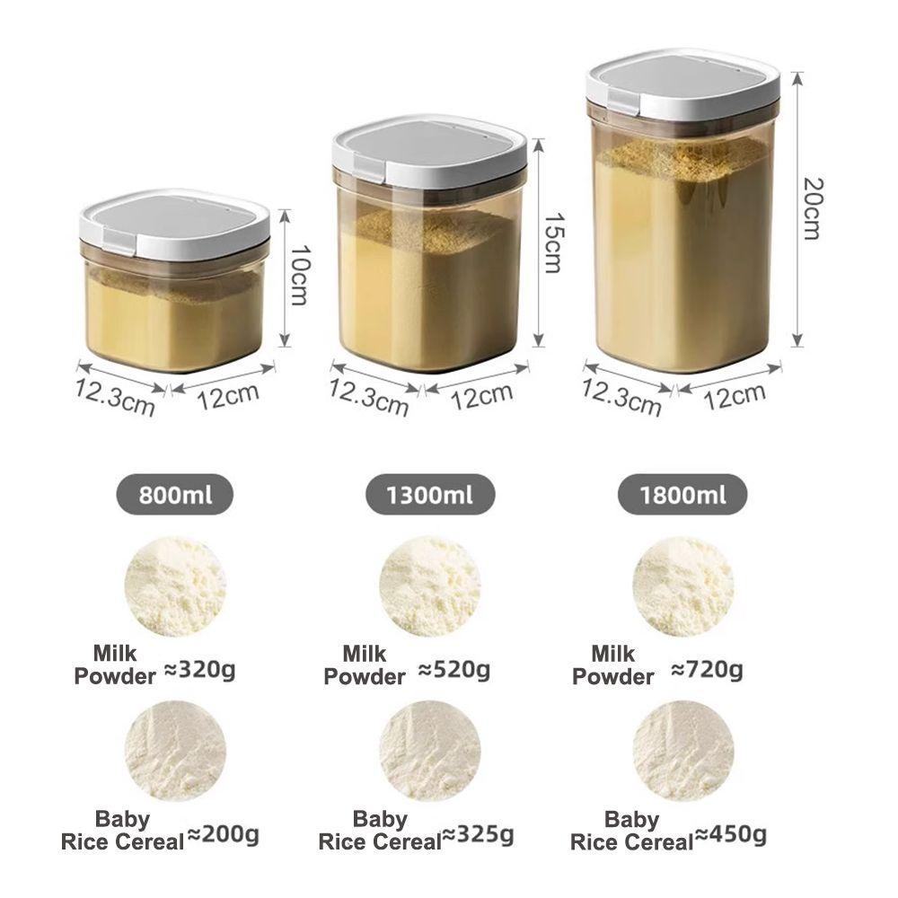 Anti UV Airtight Container Reusable Plastic Canisters Kitchen Food Sealed Box