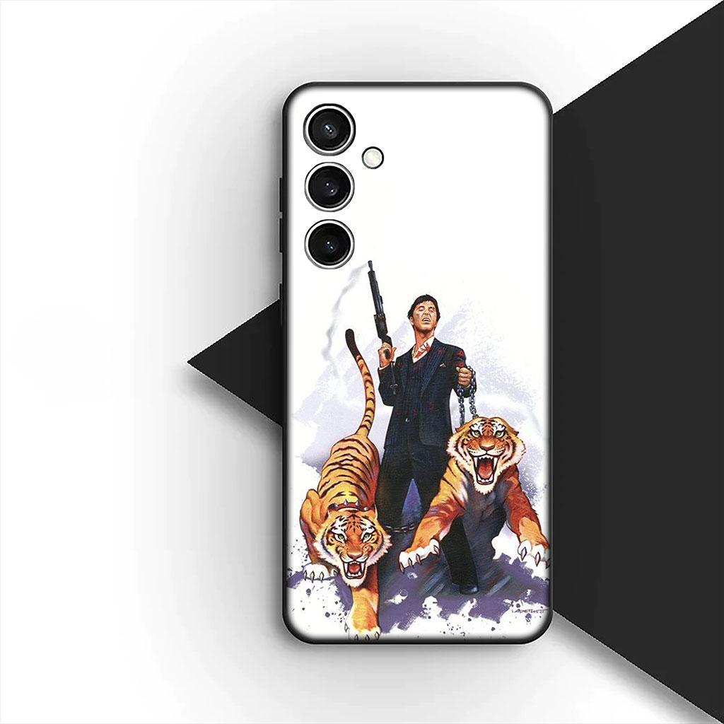 Phone Cover for Xiaomi Redmi 15 15C A4 A5 4G 5G 9A 9C NFC Note 9 8 9T Funda Casing Soft Case S-Scarfaces Tony Al Montana Pacino