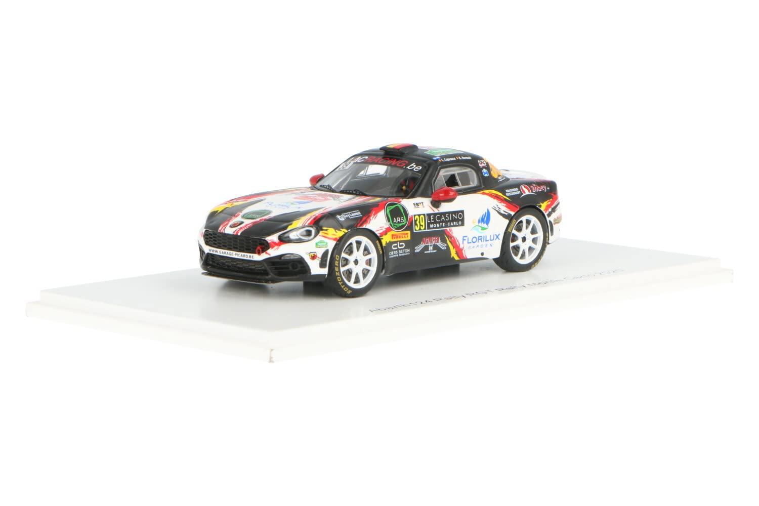 

Spark Abarth 124 Rally RGT 2020 Monte Carlo Rally 1/43 #39 L.Caprasse/R.Herman