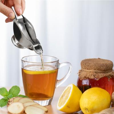 Yousheng Zitronenpresse aus Edelstahl, Vogel-Design, manuelle Limettenpresse, tragbare Handpresse für Obst und Zitrusfrüchte für Zitronen-Limetten-Cocktails
