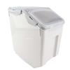 Pet Cat Food Barrel Grain Storage Damp Proof Dog Feeder Sealed Feed Fresh Box with Measuring Cup