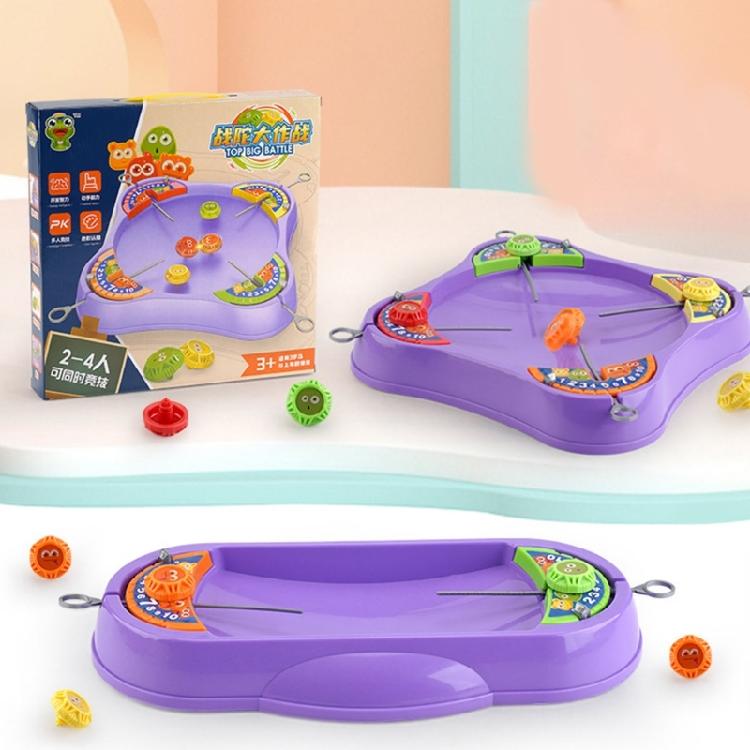 Rotating Top Battle Disk Desktop Interactive Toy Multiplayer Competitive Battle Gyro Portable Desktop Game for Kids