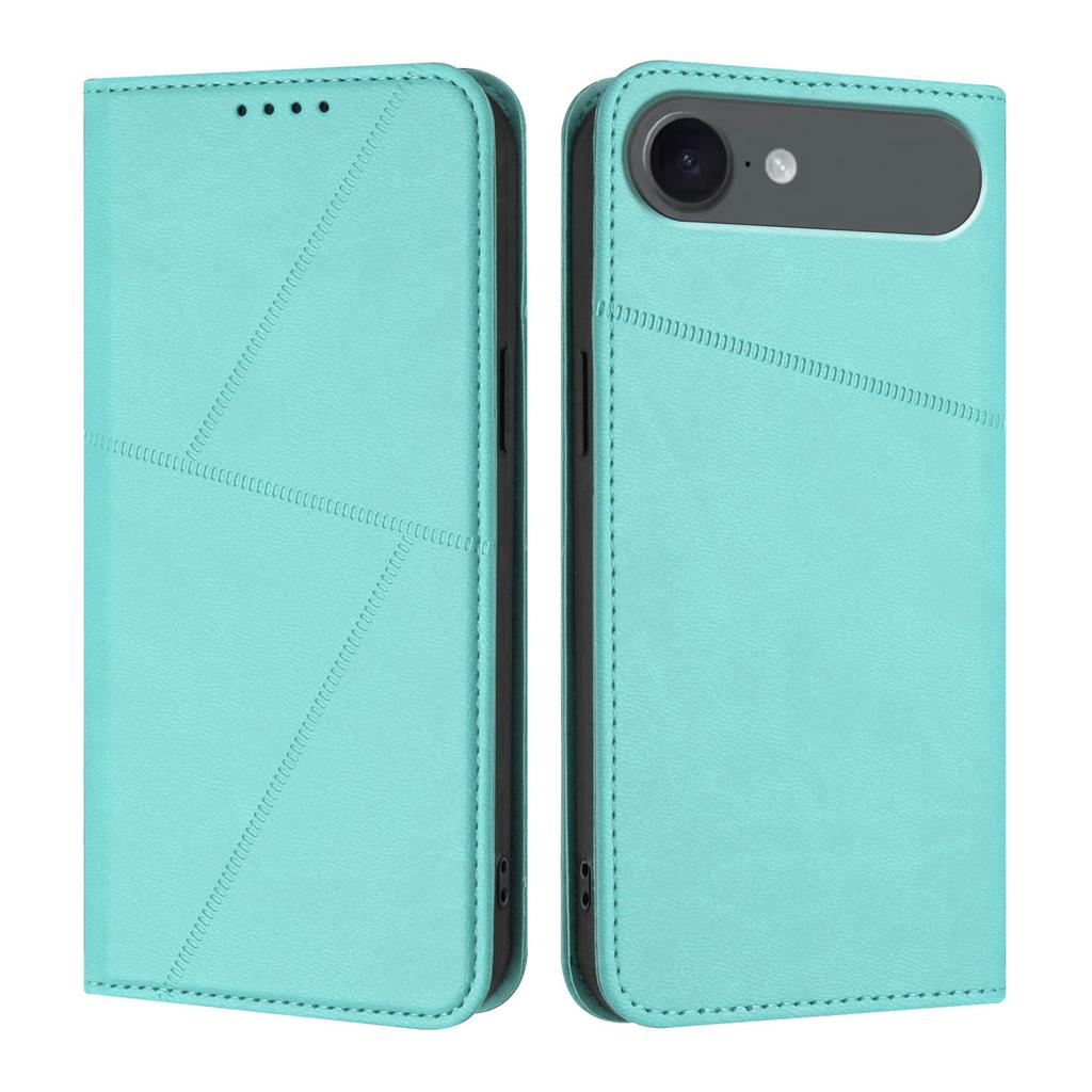 For iPhone 17 Air Wallet Case Magnetic Closure Leather Flip Phone Cover with Stand