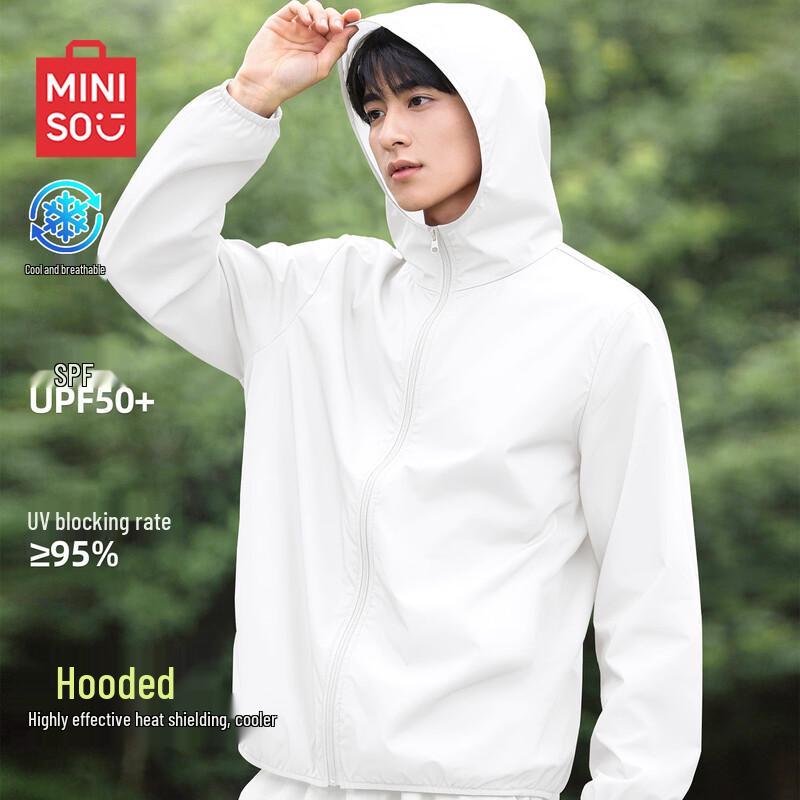

MINISO Men s UPF50+ Lightweight Sun Protection Jacket XL
