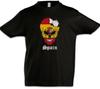 Spain Football Skull I Kids Boys Kids Boys T-Shirt Spanish Flag Soccer Spain