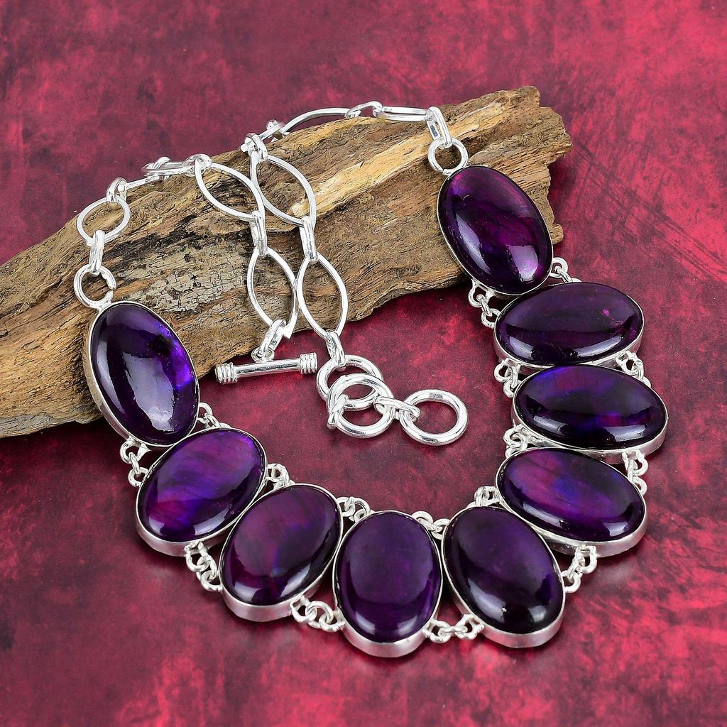 Amazing Pink Flash Labradorite Gemstone Necklace Jewelry, 925 Solid Sterling Silver Necklace, Gift For Women Handmade Necklace